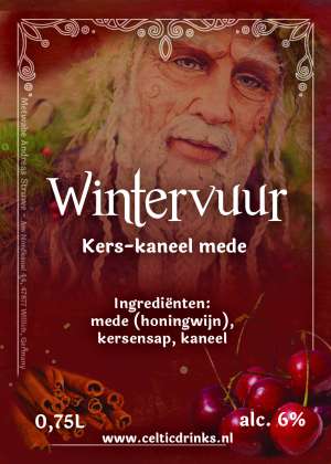 Wintervuur: kers-kaneel mede